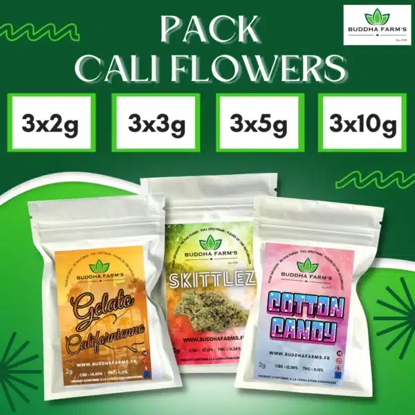 pack, cali, flower, cbd, cali